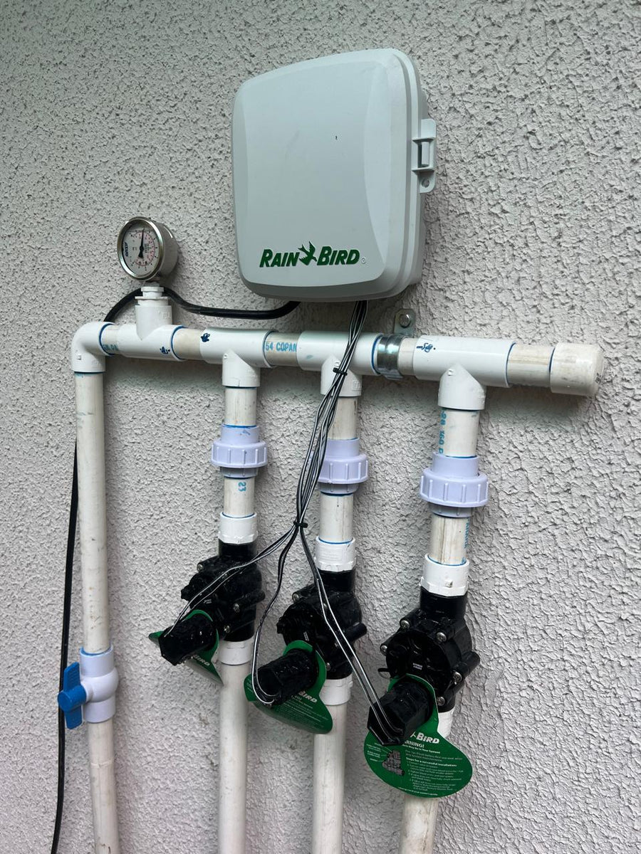 Inistalación Tipica de Electroválvulas en Cuarto Bombas
