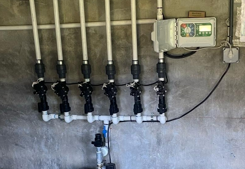 Inistalación Tipica de Electroválvulas en Cuarto Bombas
