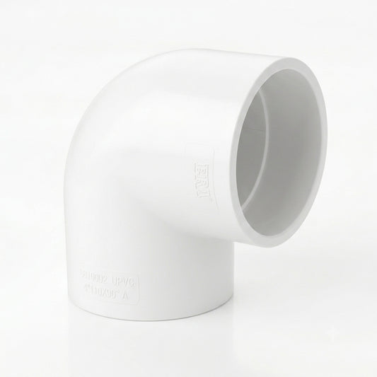 Codo 90 Grados Liso PVC — Cambio de Dirección